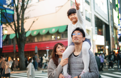 Liburan keluarga ke Jepang